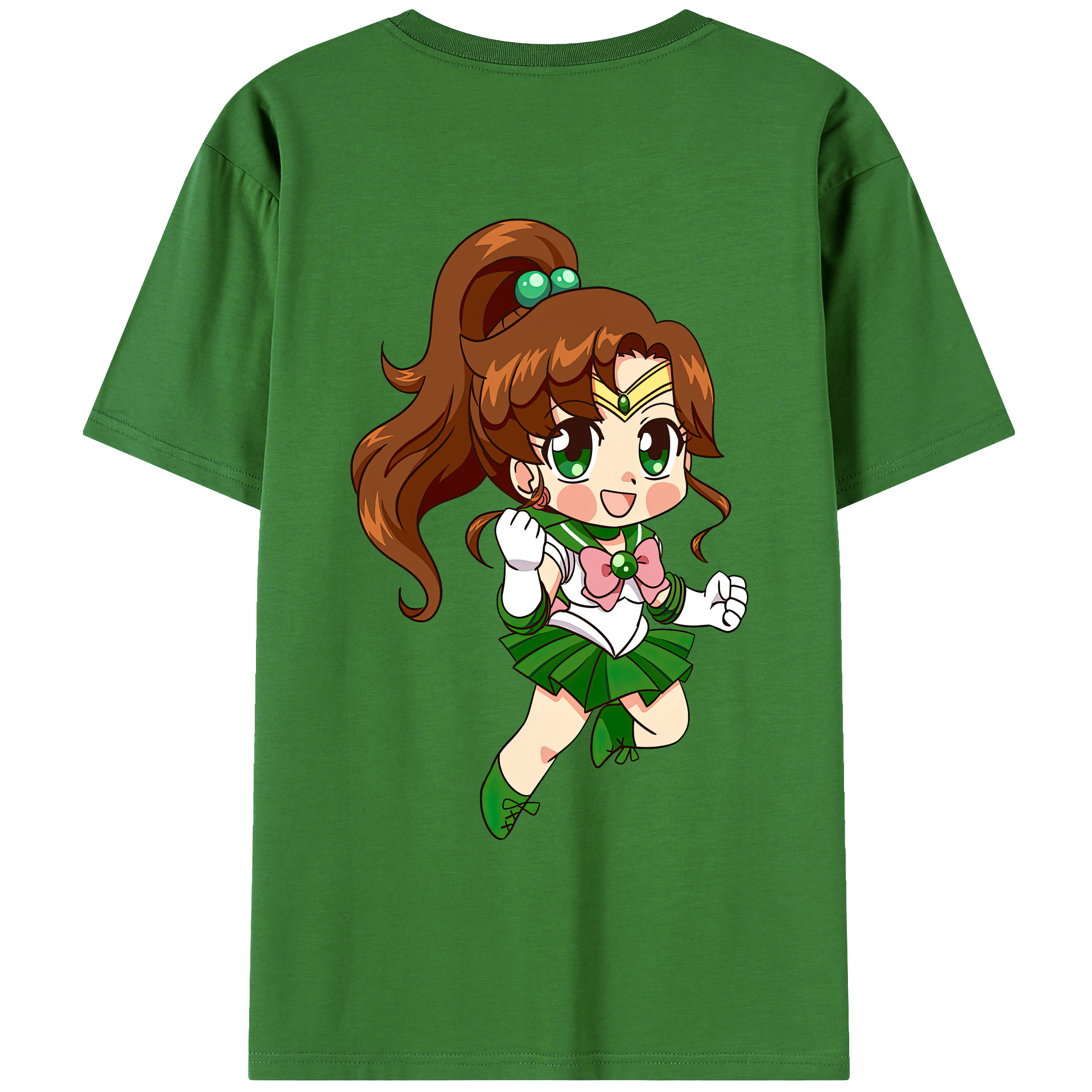 （画像用） 美少女戦士セーラームーン 木野 まこと きの まこと Sailor Moon Kino Makoto （セーラージュピター；Sailor Jupiter） レディース半袖Tシャツ(バックプリント)